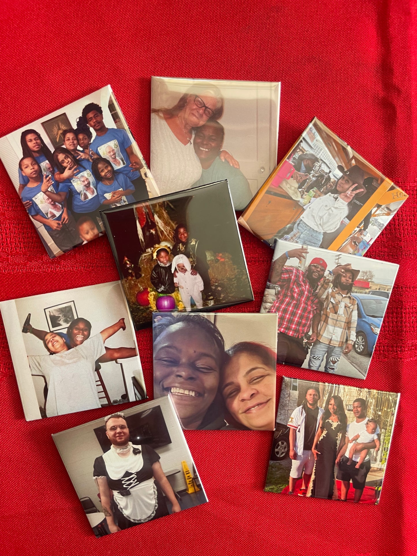 2x2 Custom Photo Magnets (Set of 9)