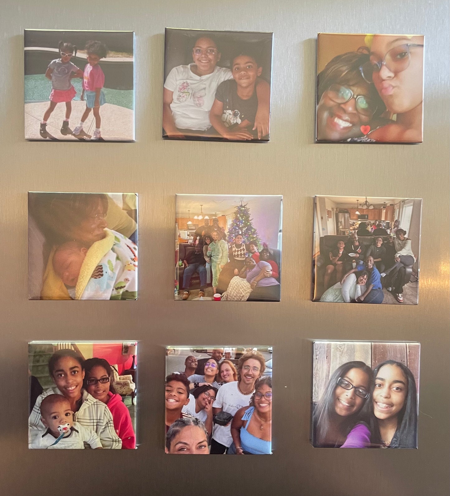 2x2 Custom Photo Magnets (Set of 9)