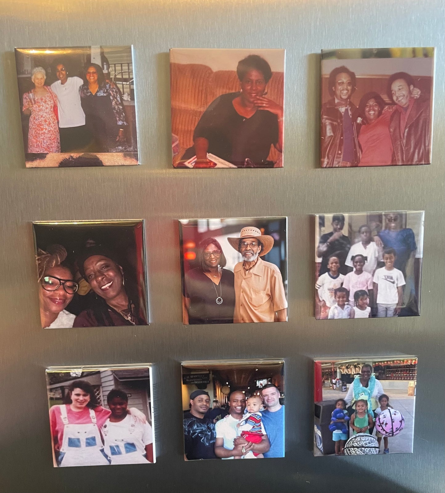 2x2 Custom Photo Magnets (Set of 9)