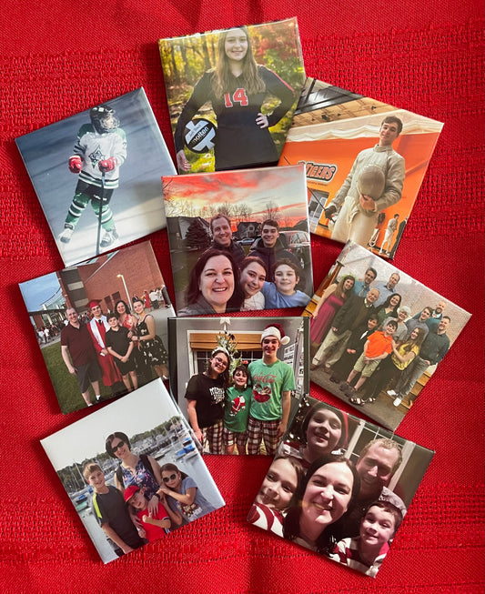 2x2 Custom Photo Magnets (Set of 9)
