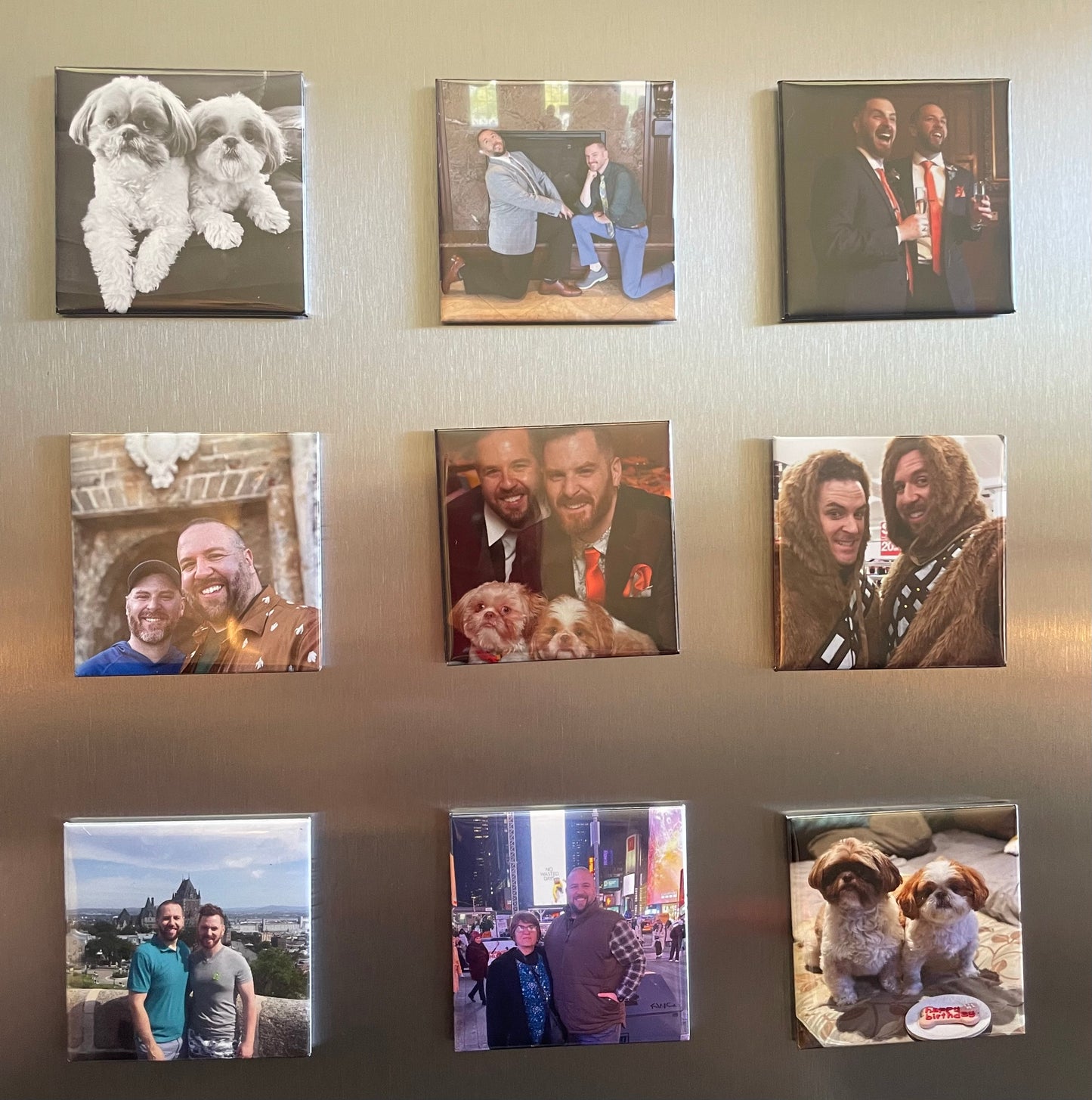 2x2 Custom Photo Magnets (Set of 9)