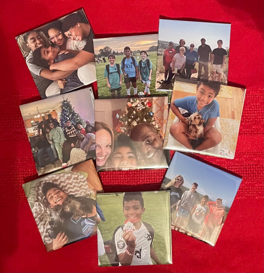 2x2 Custom Photo Magnets (Set of 9)